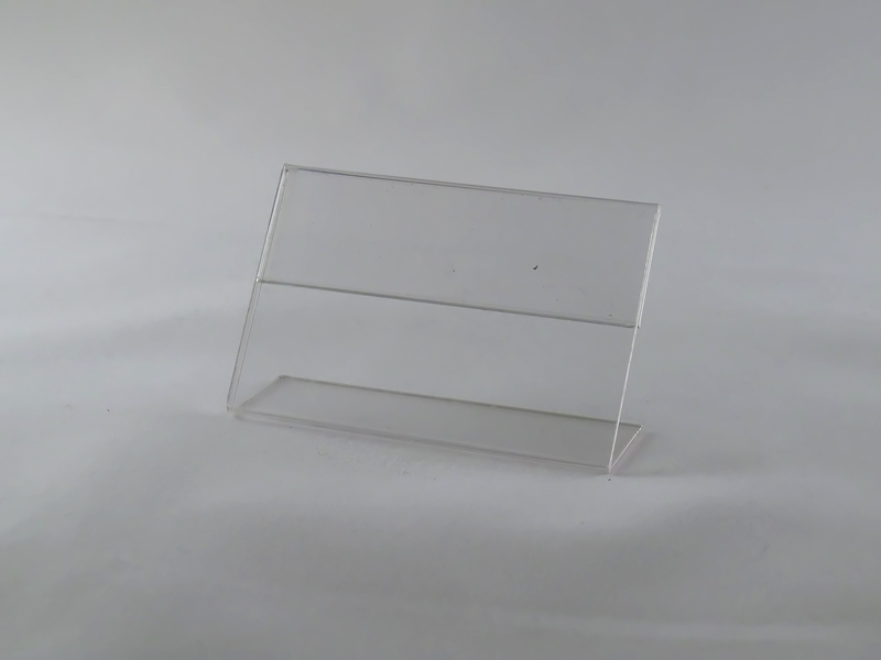 Держатель ценника 60х40 стандартный L-образный, ценник