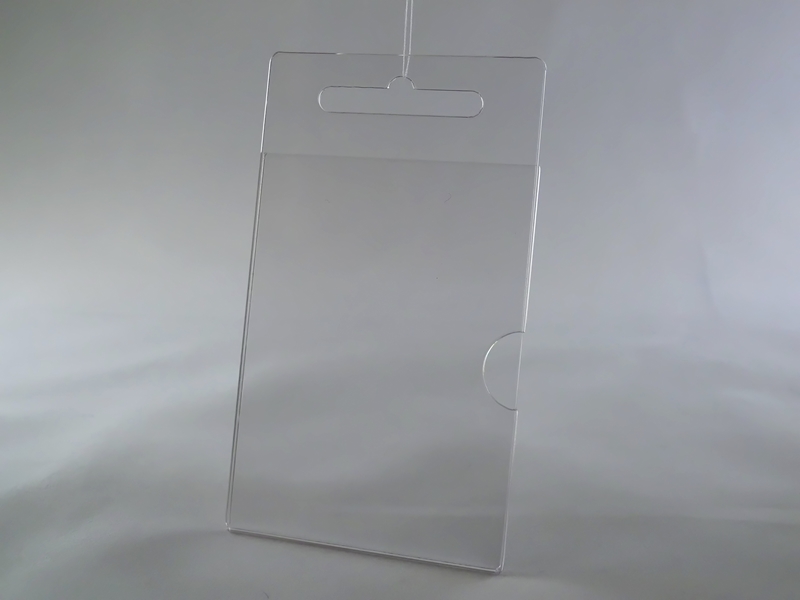 Держатель ценника на еврокрючок 60х80, ценник