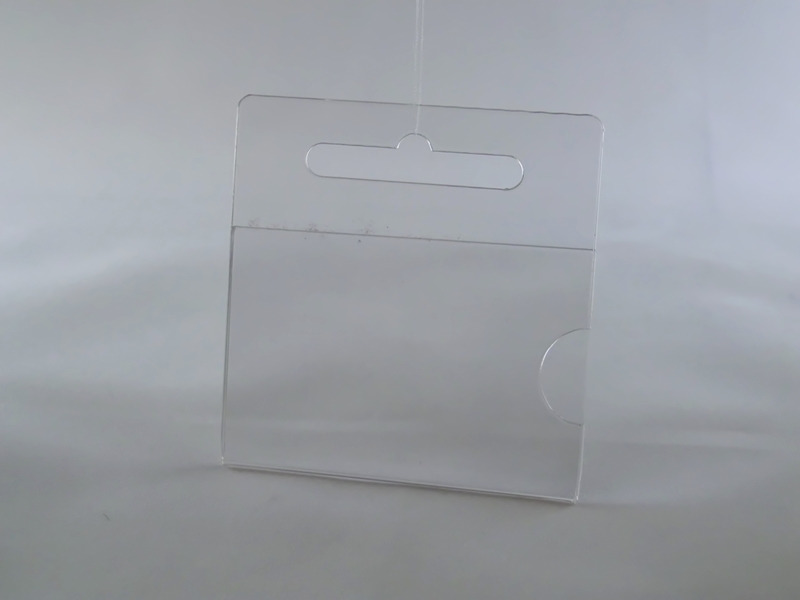 Держатель ценника на еврокрючок 60х40, ценник