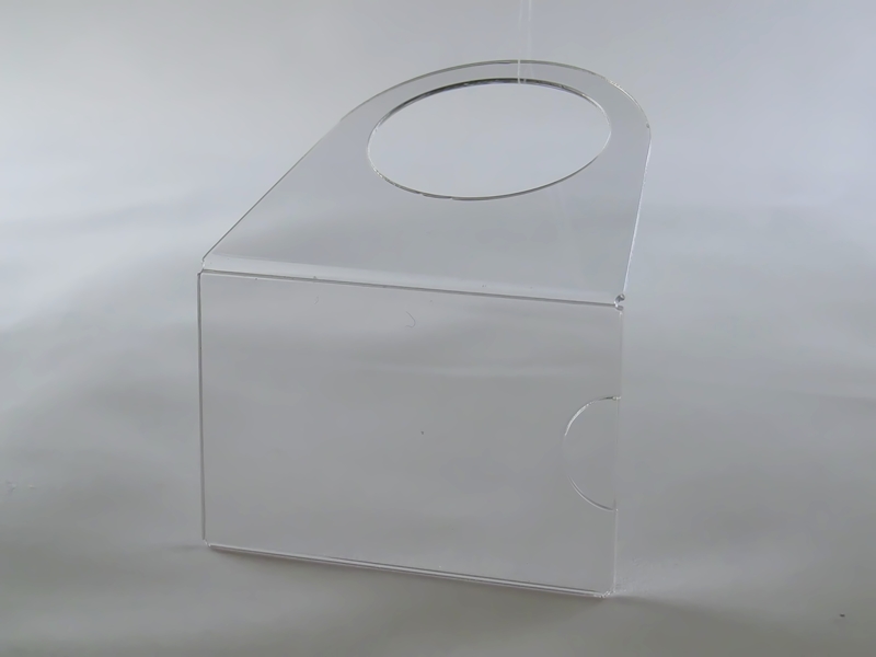 Держатель ценника на бутылку 60х40, ценник