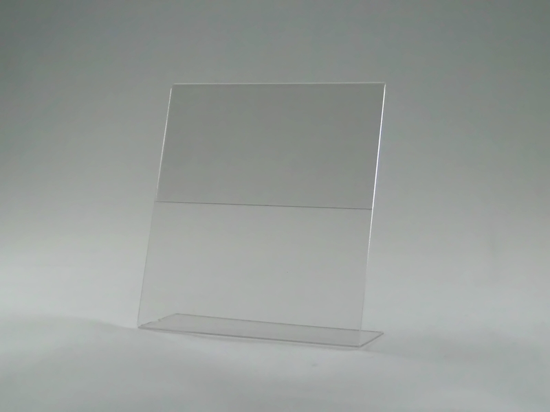 Держатель ценника 100х90 стандартный L-образный, ценник