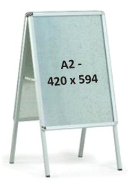 Рекламный штендер А2 двухсторонний